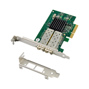 EDUP PCIe In-tel JL82576 DUAL 1GbE SFP Ethernet Card Dual-port <strong>HBA</strong> - Host-bus-adapter Optical Fiber <strong>Network</strong> Card - Product Image 1