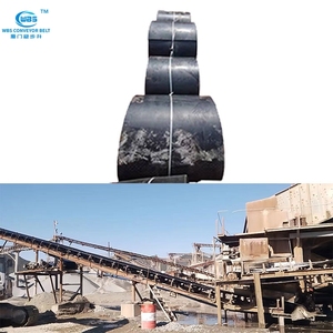 高効率ブラックEP150/2ヘビーロードコンベヤベルトフラットクリーツゴム高負荷用途向け - Product Image 4