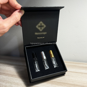 Hot Bán 3Pcs 3Ml Chai Nước Hoa Thủy Tinh Mỹ Phẩm Tinh Dầu Thủy Tinh Phun Chai Lọ Cho <span class=keywords><strong>Doterra</strong></span> Với Discovery Bộ Hộp Giấy - Product Image 2