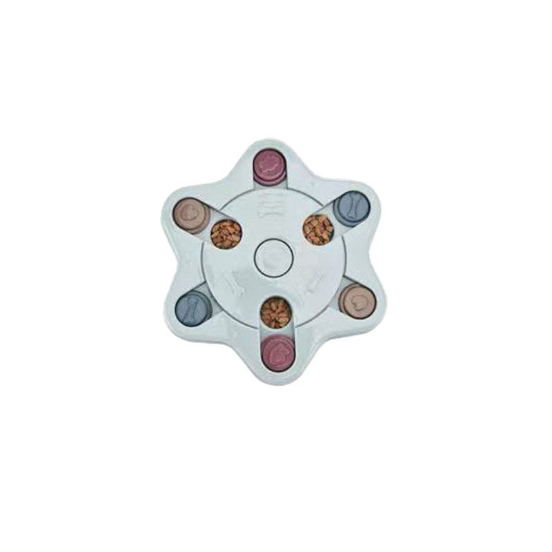 Copo de nieve hexagonal azul
