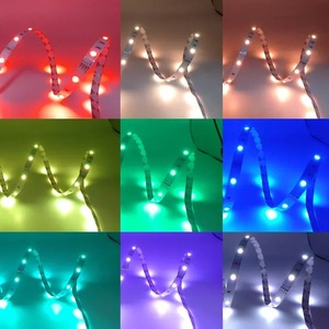 Индивидуально адресуемые 5050 RGB светодиодные полосы света водонепроницаемые 12 В ИК управление бесплатно Пользовательское Программирование IP20 10 м SMD светодиодные полосы - Product Image 5