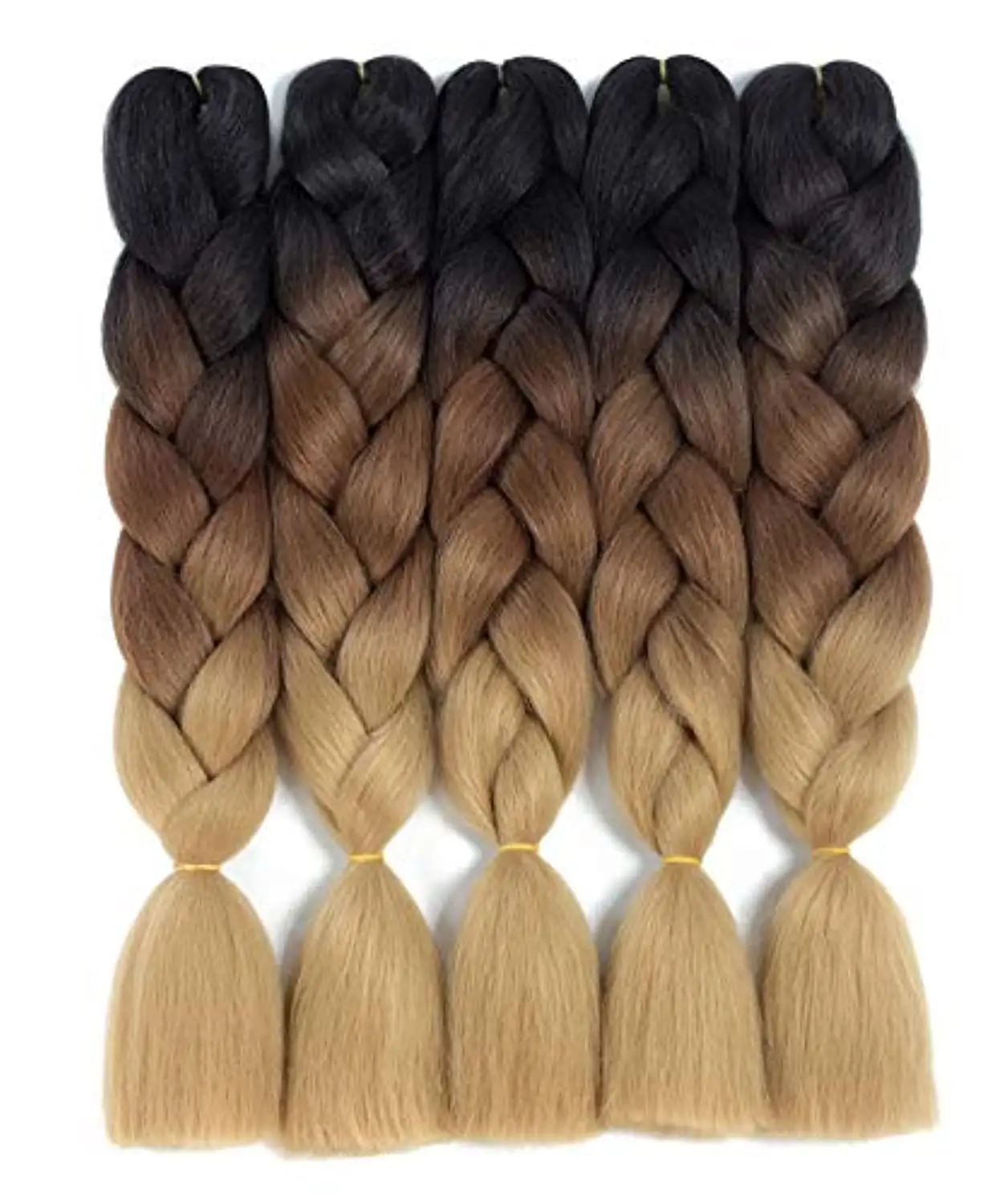 Estensione dei capelli all'ingrosso per trecce africane Ombre Expression Jumbo Hair Braiding capelli sintetici