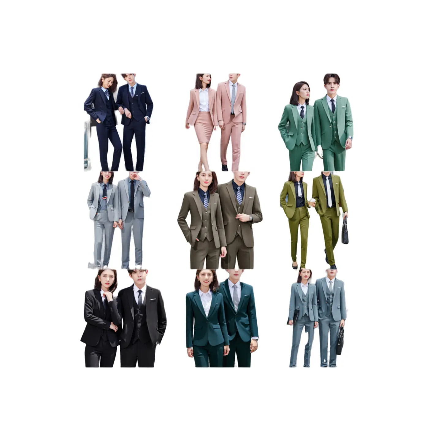 2023 नई आगमन उच्च गुणवत्ता वाले पुरुषों शादी के व्यापार सूट रंगीन जाकेट प्लस आकार पुरुषों और महिलाओं के सूट और रंगीन जाकेट