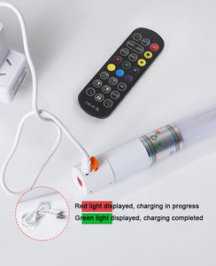 <strong>LED</strong> RGB <strong>T8</strong> Tube Light with Built-in Battery 18W Remote Control 366 RGB Mode 0.6/0.9/1.2m <strong>LED</strong> Light Tube