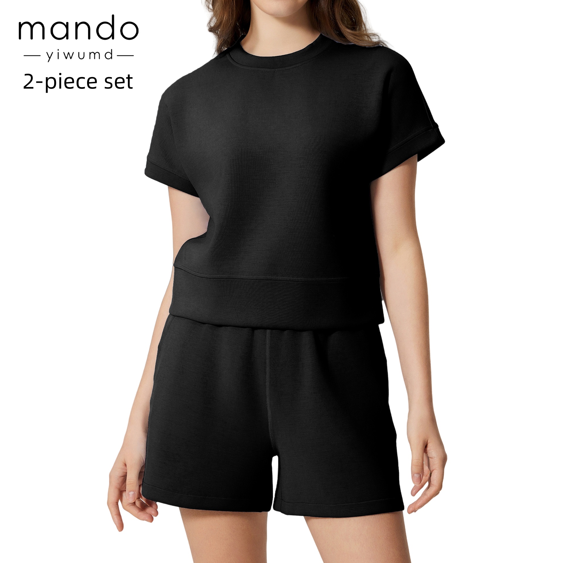 T-shirt + short 2 Noir