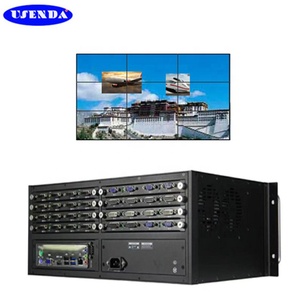 USENDA-controlador de procesador de vídeo de fábrica con HD-MI, vga, dp, entrada de todas las señales para pared de vídeo, 2x2,3x3,4x4,5x5, etc.