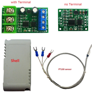 RS485 PT100 RTD termopar Celsius Fahrenheit Medición de temperatura amplia Modbus Rtu módulo Sensor de temperatura - Product Image 1