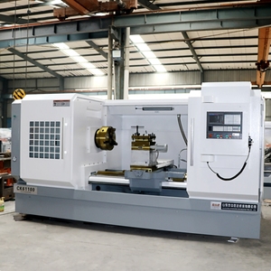 SANJI <span class=keywords><strong>CNC</strong></span> Torno Fábrica venda direta mecânica CK61100 grande furo barato banco torno máquina tornos para metal com CE