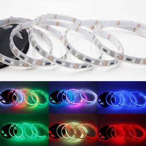 Лучшее качество 12 В DMX512 программируемый адресуемый 5050 RGB пиксель светодиодные полосы света для коммерческого освещения - Product Image 4