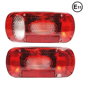 European Style 12V-24V Combination Tail Light New <strong>E</strong>-<strong>mark</strong> Approved Rear Position <strong>Direction</strong> Indicator Brake Reversing Trailer Lamp - Product Image 2