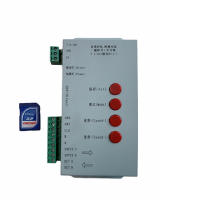 SPI SD-Karten-Controller-Streifen Programmier bare LED-Steuerung RGB 5-24V AC110-220V T1000 T4000 T8000 WS2811 WS2812 8806 8206 Editled - Product Image 1