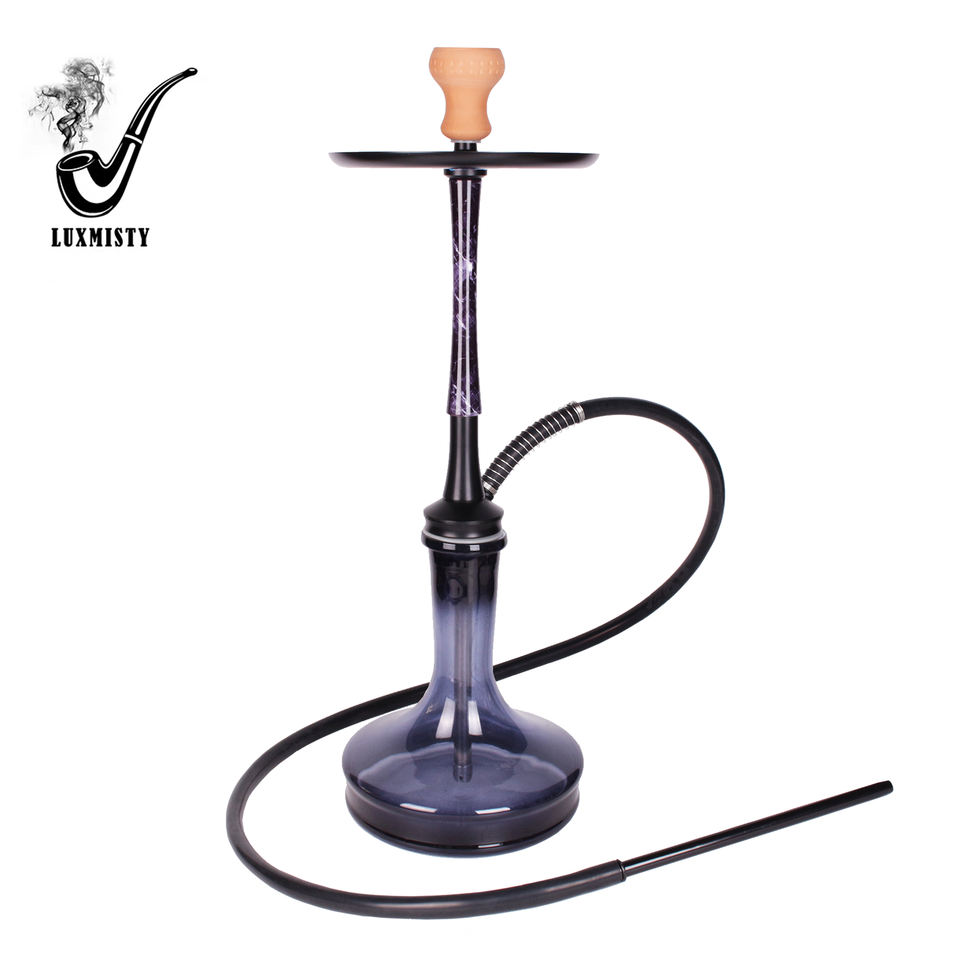 Advanced Design Shisha Smoke Accessories Waterpipe Eleqant Dazzling Hubbly Hookah Hose Glass Bottle