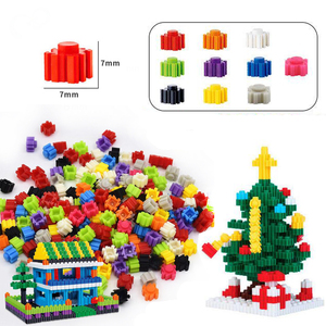 Fábrica personalizada modelo de bloques de construcción DIY rompecabezas bloques de construcción a granel al por mayor 40 colores - Product Image 5