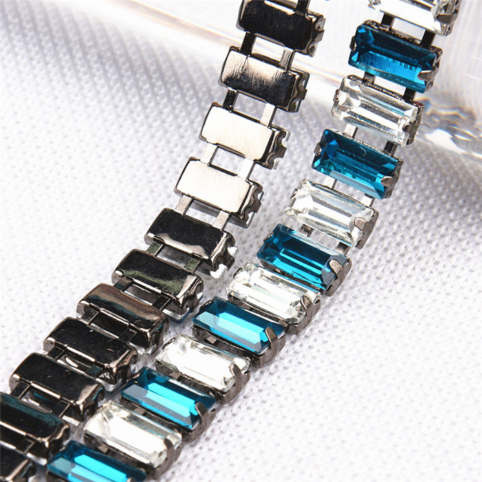 Bleu et cristal