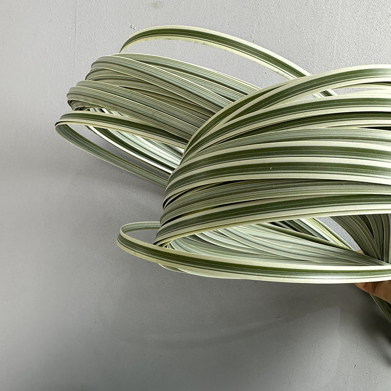 1m x 0.9cm Wide Green Artificial Cymbidium Flat Leaf