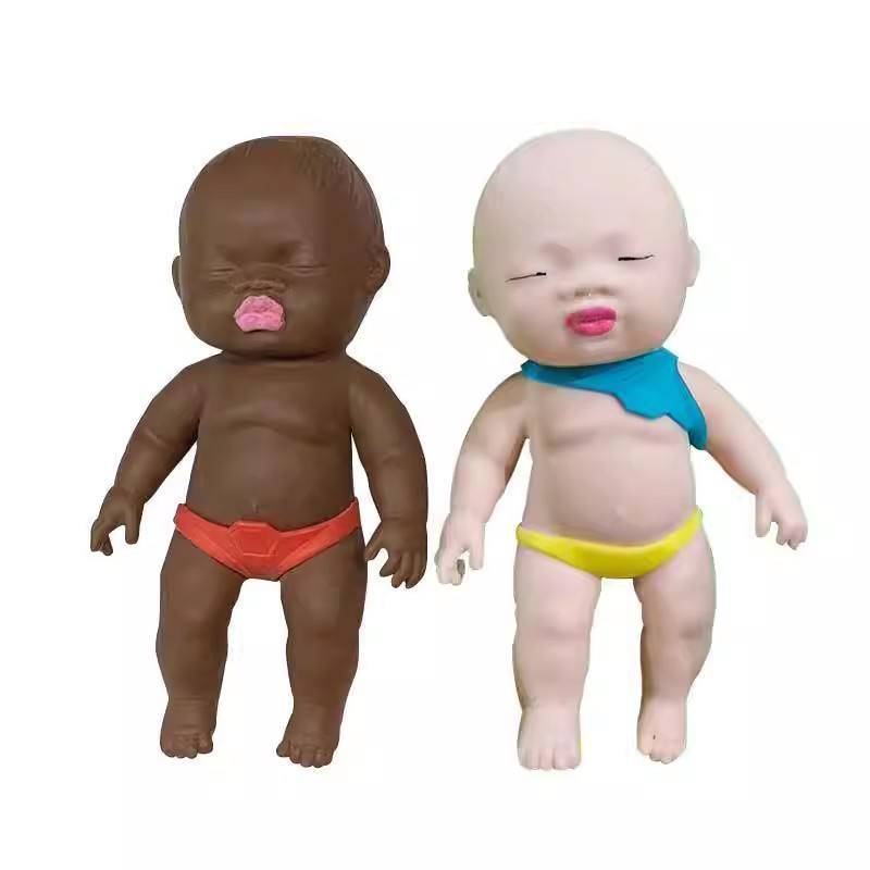 Large coffee colordoll/14cm Underwearcolor random