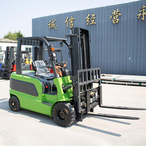 Ucuz elektrikli Forklift 1.5Ton 2Ton 3Ton yürüyüş palet istifleyici taşıma ekipmanları makinesi Fork Lift - Product Image 2