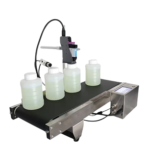 Kleine BatchTIJ-Codier maschinen mit Förderband flasche Jute beutel gehäuse Datum Chargen nummer Verfalls datum Tinten strahl drucker Karten drucker - Product Image 2