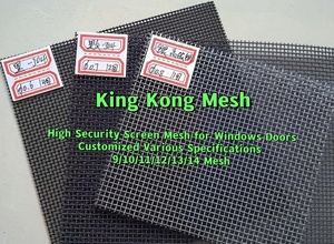 304 di alta qualità SS 316 di sicurezza King Kong Net a trama semplice rete metallica su misura in acciaio inox schermo di rete per finestra - Product Image 3