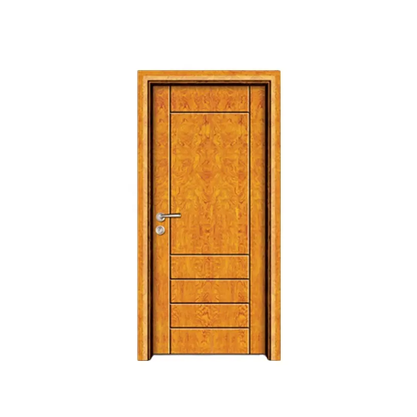 Porta de madeira com moldura da porta de madeira finger joint