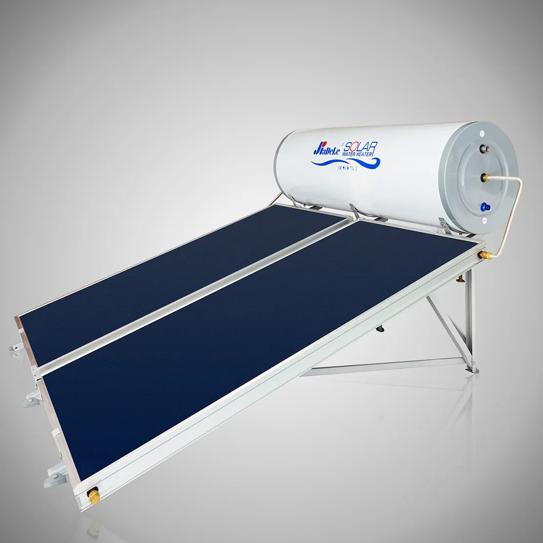 JIADELE 150L calentador système de chauffe-eau solaire maison pannello solare termico plaque plate émaillée chauffe-eau solaire