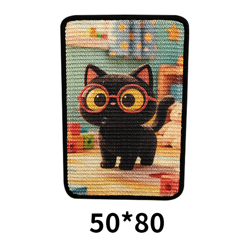 Rascador para gatos de sisal (para gatos con gafas) 50*80