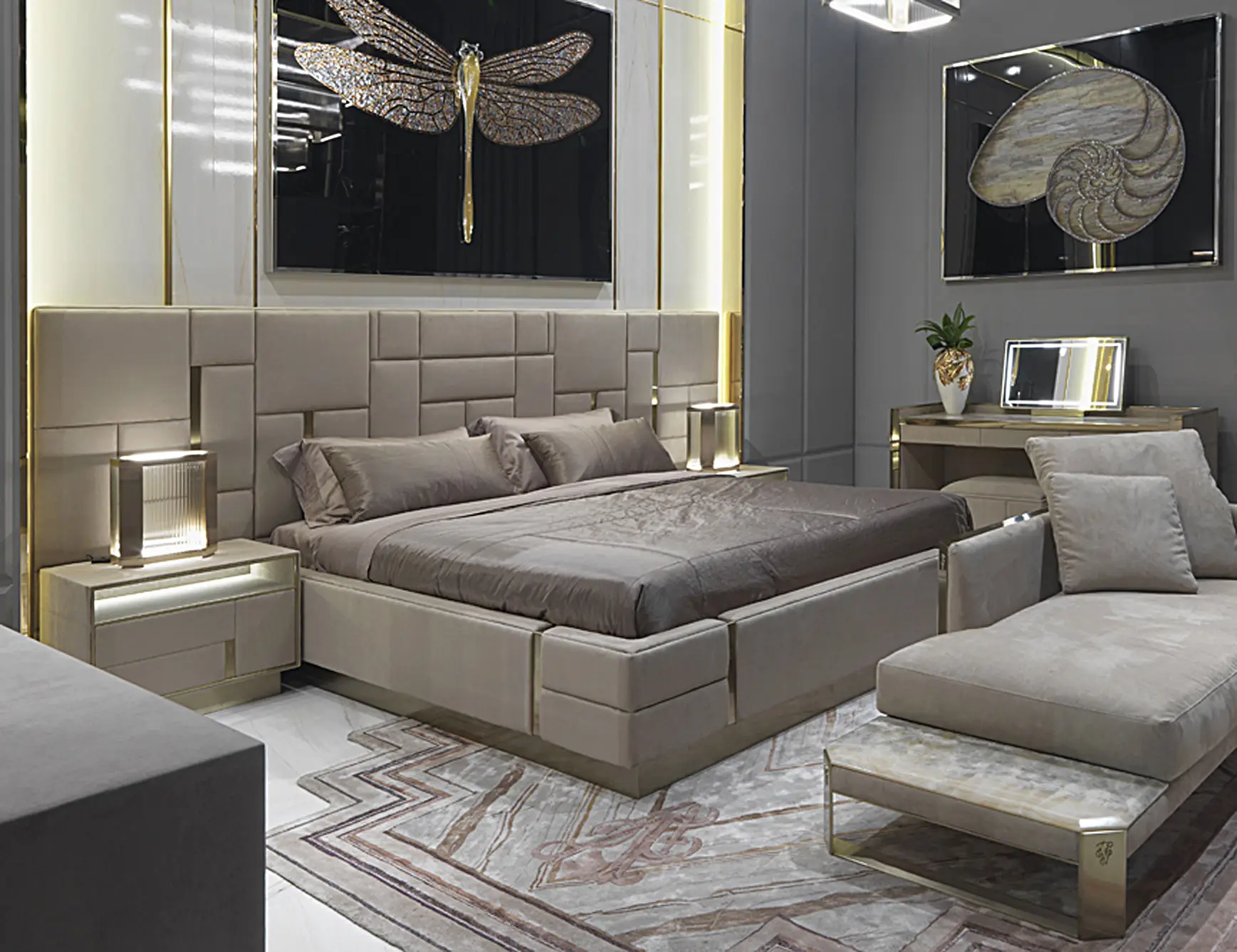 Lit intelligent queen size king frame, design de luxe moderne, ensemble de lit à holster, lits métalliques en bois d'hôtel