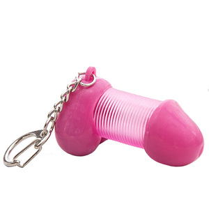 Özel yapmak komik anahtarlık plastik penis şekli oyuncak anahtarlık erkek parti iyilik - Product Image 5