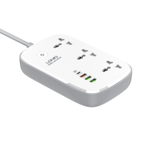 批发LDNIO SCW3451英国美国欧盟插头通用电源板usb-c无线智能应用控制图雅电源板扩展插座