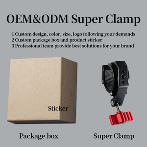 Custom Top Fashion Super Camera Clamp <strong>Mount</strong> with 1/4&quot; Thread Bottom Clamp for DSLR Camera, <strong>Ronin</strong>, LCD Field Monitor, LED Lights - Product Image 6