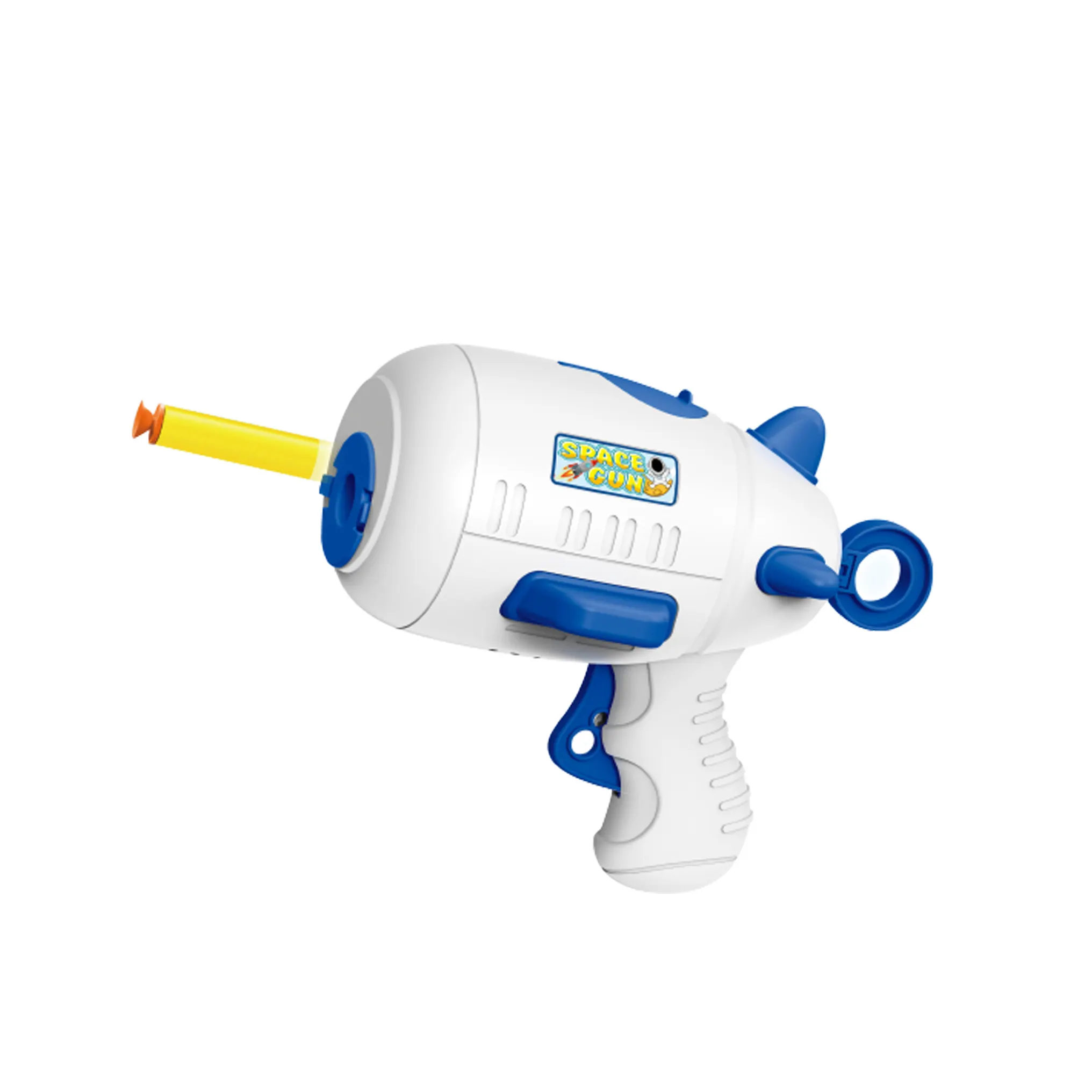 Hot space-themed EVA macio bala arma lançamento tiro indoor crianças formação fábrica atacado plástico presente brinquedos arma