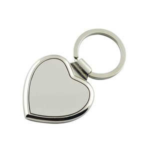 Personalizado sublimación forma geométrica rectángulo en blanco redondo llavero de metal llavero - Product Image 4