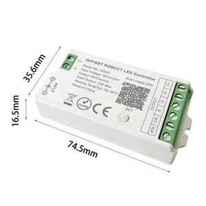 Tuya WiFi LED Controller DC12-24V RGB RGBW CCT Smart Strip Alexa compatibile con Google Home 4 canali PWM 2.4G RF Remote App dimmer - Product Image 5