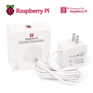 Official <strong>Raspberry</strong> <strong>Pi</strong> 5 <strong>Power</strong> Supply 27W USB-C Adapter 5.1V 5A with PD Standard Support Custom - Product Image 3