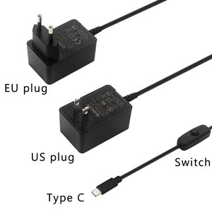 SHCHV <strong>Raspberry</strong> <strong>Pi</strong> <strong>Power</strong> Supply 5V 3A USB Type C <strong>Power</strong> Adapter Charger with ON/OFF Switch for <strong>Raspberry</strong> <strong>Pi</strong> 4 Model B 4B - Product Image 5