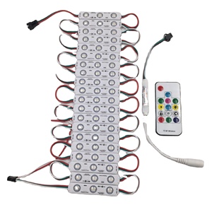 Светодиодные полосы WS2811 5050 RGB светодиодный модуль декоративное освещение для рождественских украшений танцпол Диско Огни - Product Image 1