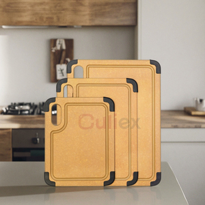 Culiex sợi gỗ thớt với chân chống trượt bằng gỗ boos khối thớt cho nhà bếp bán buôn chaurette bảng - Product Image 1