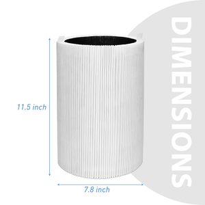 Hoge Kwaliteit Wit Ovaal Opvouwbaar Hepa Purifier Lucht Hepa <span class=keywords><strong>Filter</strong></span> <span class=keywords><strong>Element</strong></span> Compatibel Met Blueair Blauw Puur 411 <span class=keywords><strong>Filter</strong></span> - Product Image 2