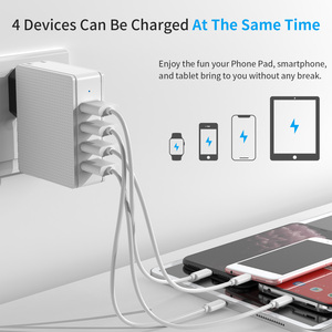 TKT 65W GaN Max Smart 4-Port-Mobilladegerät Schneller Versand QC3.0 Power Charging für mobile Geräte Kameras Ausgang GAN-Material - Product Image 3
