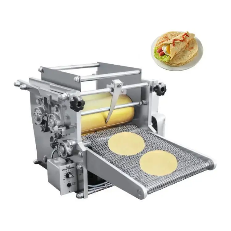 Latest version Bakery Lebanese Pita Bread Production Line Plc Arabic Flat Bread Make Machine for Mexican