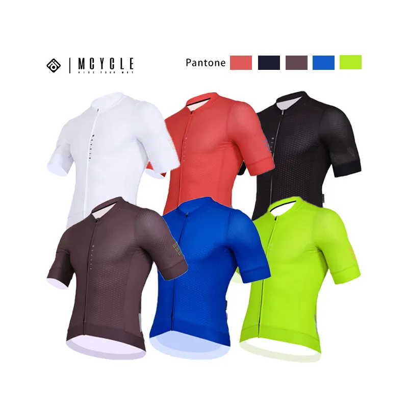 Mcycle Professional Cycling Clothing Breathable Mountain Bike Jersey Cycling Shirt Short Sleeve Pro Custom Men's Cycling Jersey