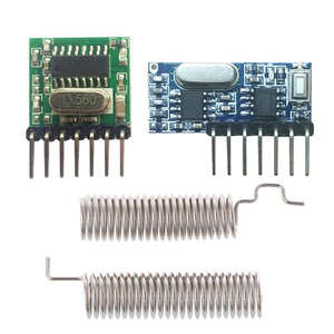 Módulo transmisor receptor RF RX480E, 433MHz, control remoto inalámbrico, 4 canales, código de aprendizaje 1527 para arduino 433MHz RF RX480E