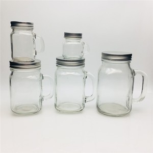 50ml 120ml 420ml 500ml 620ml金属蓋付きジュースビールミルクティー用の高品質の正方形の飲料メイソンジャー - Product Image 5