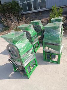 Yüksek otomatik yer fıstığı kabuk kırma/Sheller makinesi kullanılmış Motor Motor kabuğu çiftlik endüstrileri tarım harman - Product Image 5