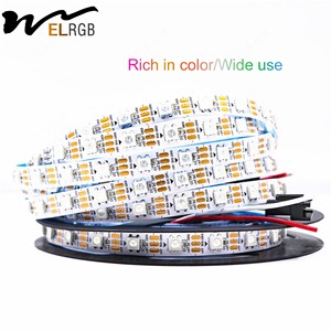 Tam renkli smd5050 60leds/m esnek akıllı led ışık şerit adresli dijital rgb Flex Led şerit işık - Product Image 4