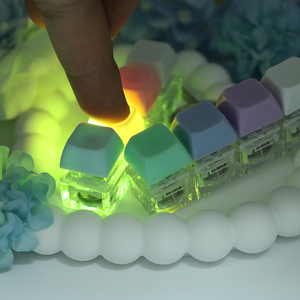Thiết kế sáng tạo Keycaps LED ánh sáng nhấp chuột thần tài Keychain nhiều màu sắc tùy chọn căng thẳng cứu trợ đồ chơi - Product Image 5