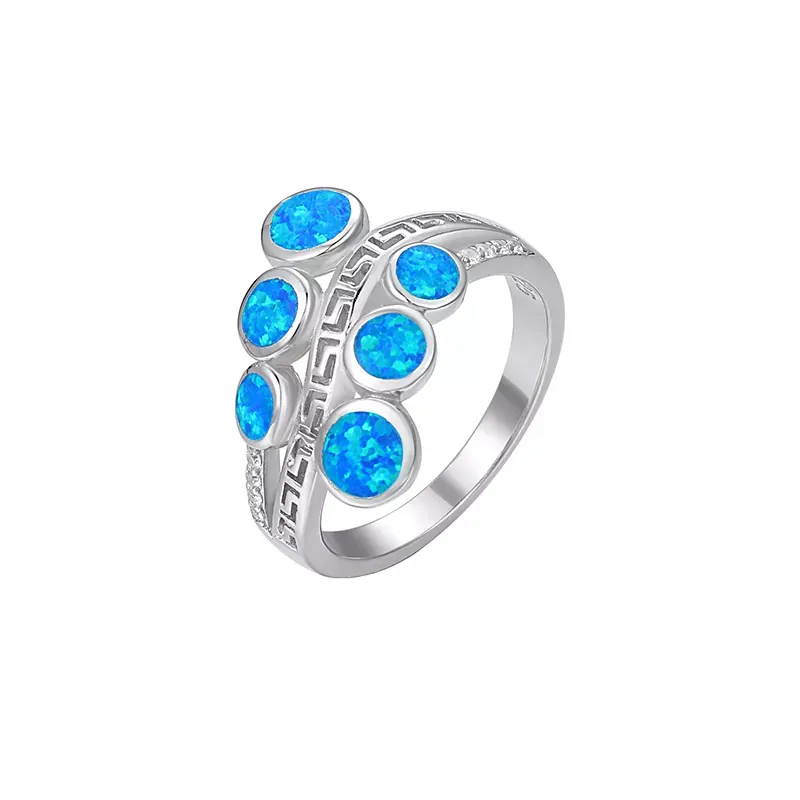 XYOP design originale classico bellissimo anello di gioielli in argento Sterling 925 con pietre preziose sintetiche anello opale per le donne