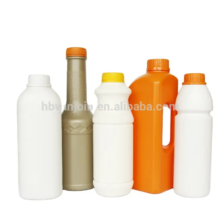 Botella de plástico vacía de 1L, botella de fertilizante líquido, químico