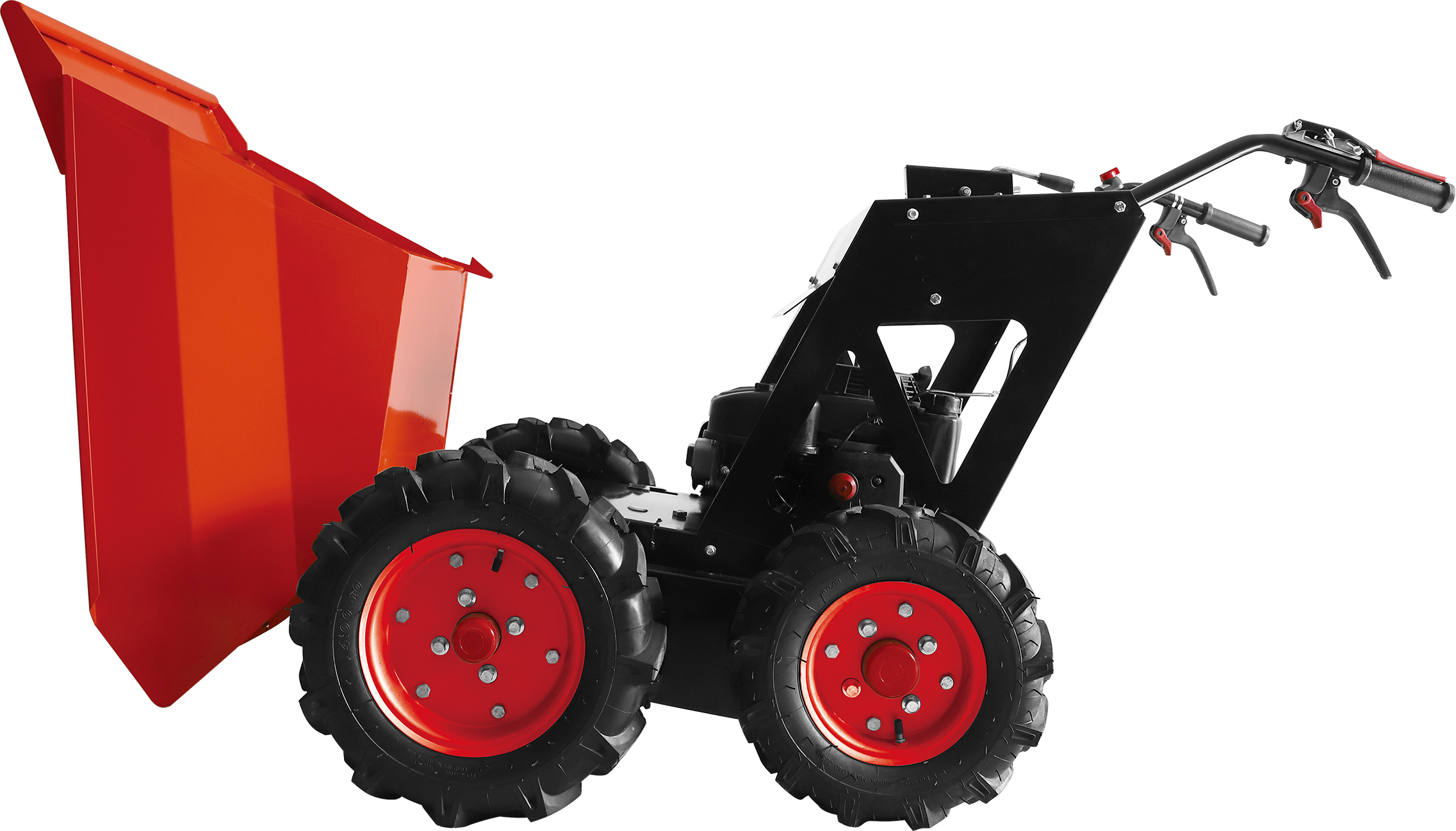 Wheelbarrow 660 lb. Load Petrol Power Barrow Mini Dumper Lorry Transport