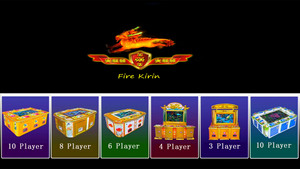 Yangın Kirin balık oyun makinesi masa arcade makineleri ateş etme oyunu makinesi Arcade - Product Image 3
